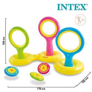 Надувной игровой центр Flying Disks 178*104*102 см INTEX фото 5