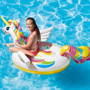 Надувная игрушка Радужный Единорог 198*140 см INTEX фото 3