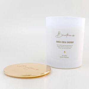 Ароматическая свеча Вишня и Кола - Breathense 9 см, 200 мл, 50 часов горения Breathense фото 2