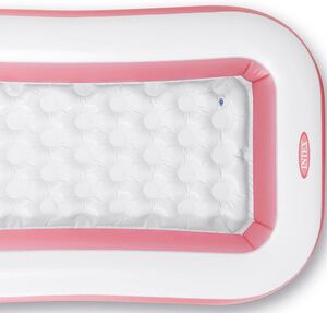 Детский бассейн с надувным дном Розовый 166*100*25 см INTEX фото 4