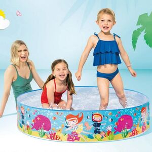Детский каркасный бассейн Морские Приключения 122*25 см INTEX фото 3