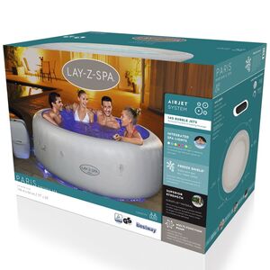 Надувной бассейн-джакузи Lay-Z-Spa: Paris 196*66 см, аэромассаж, аксессуары Bestway фото 11