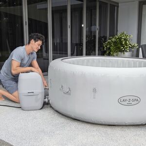 Надувной бассейн-джакузи Lay-Z-Spa: Paris 196*66 см, аэромассаж, аксессуары Bestway фото 5
