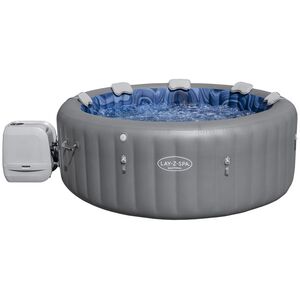 Надувной спа-бассейн 216*80 см 6001T Bestway Santorini Smart HydroJet Pro (Бествей Санторини Смарт Гидроджет Про), теплосберегающий тент, подсветка Bestway (Бествей) фото 14