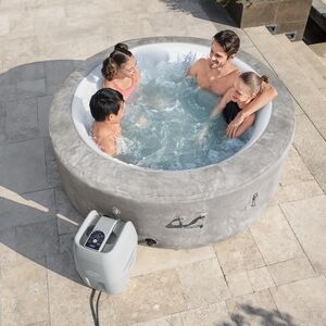 Надувной бассейн-джакузи Lay-Z-Spa: Zurich 180*66 см, аэромассаж, теплосберегающий тент Bestway фото 3