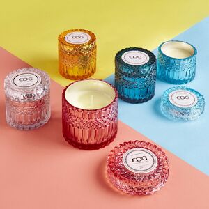 Ароматическая свеча Crystal Gasperi: Moroccan Rose 9 см, стекло EDG фото 5
