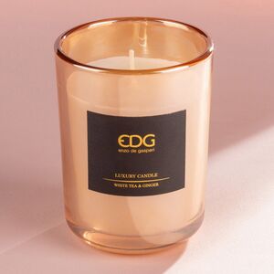 Ароматическая свеча в стакане Gasperi de Luxe: Tea&Ginger 11 см EDG (ЭДГ) фото 2