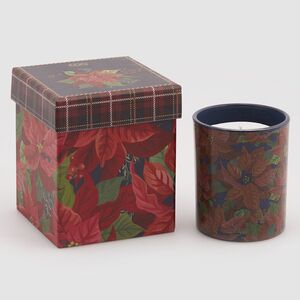 Новогодняя аромасвеча в музыкальной коробке Crystall Fleur - Cassis&Pion 9 см, 40 часов горения