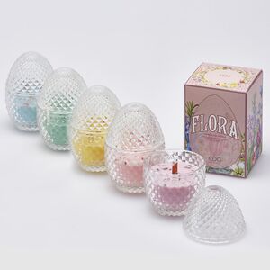 Ароматическая свеча Flora - Fig&Gardenia 12 см, 20 часов горения EDG фото 10