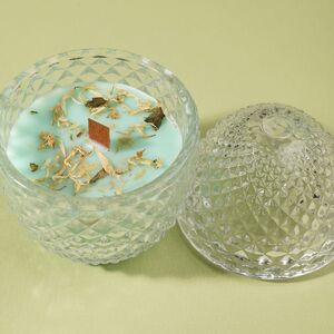 Ароматическая свеча Flora - Fig&Gardenia 12 см, 20 часов горения EDG фото 7