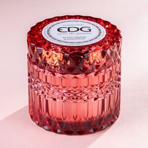 Ароматическая свеча Crystal Gasperi: Sicilian Orange 9 см, стекло EDG (ЭДГ) фото 2