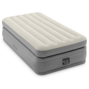 Надувная кровать с насосом Prime Comfort Twin, 99*191*51 см, бежевая