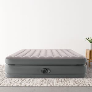 Надувная кровать с насосом Prime Comfort Queen, 152*203*51 см, серая INTEX фото 5