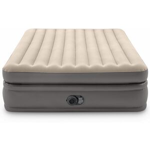 Надувная кровать с насосом Prime Comfort Queen, 152*203*51 см, бежевая INTEX фото 3