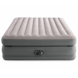 Надувная кровать с насосом Prime Comfort Queen, 152*203*51 см, серая INTEX фото 3
