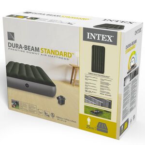 Надувной матрас с насосом Prestige Downy 99*191*25 см INTEX 64777 INTEX фото 8