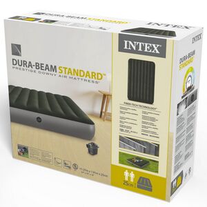 Надувной матрас с насосом Prestige Downy 137*191*25 см INTEX 64778 INTEX фото 6
