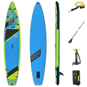 Надувной сап борд SUP Aqua Excursion Tech Set 381*79 см с аксессуарами Bestway фото 2