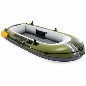 Надувная лодка Seahawk (Сихоук) двухместная 236*114*41 см + насос и весла INTEX (Интекс) фото 12