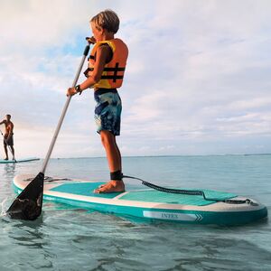 Сапборд Aqua Quest 320*81 см с аксессуарами, надувной INTEX фото 9