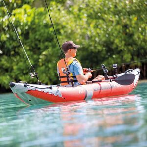 Надувная байдарка Excursion Pro K1 одноместная 305*91*46 см + насос и весло INTEX фото 3