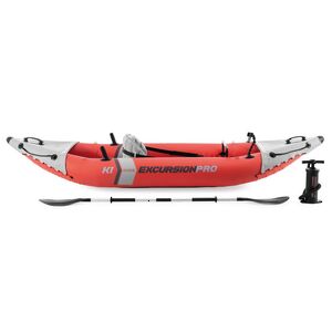Надувная байдарка Excursion Pro K1 одноместная 305*91*46 см + насос и весло INTEX фото 5