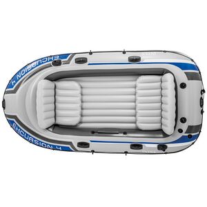 Надувная лодка Excursion-4-Set четырехместная 315*165*43 см + насос и весла INTEX фото 4