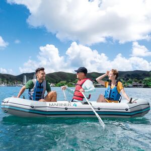 Надувная лодка Mariner-4 Set 328*145*48 см + насос и весла INTEX фото 3