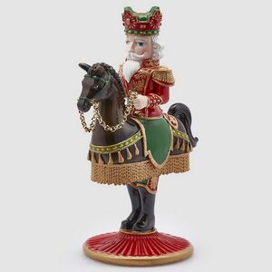 Декоративный подсвечник Щелкунчик - Prince Theodore Christmas 33 см красный EDG фото 5