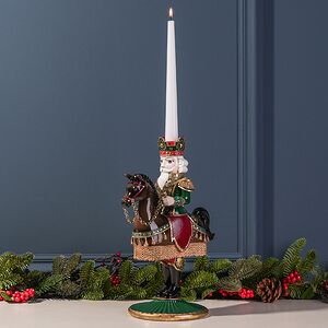 Декоративный подсвечник Щелкунчик - Prince Theodore Christmas 33 см зеленый EDG фото 3