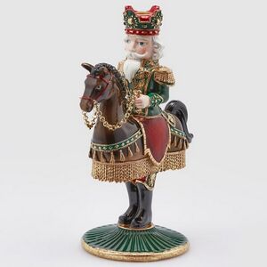 Декоративный подсвечник Щелкунчик - Prince Theodore Christmas 33 см зеленый EDG фото 9