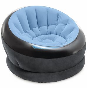 Надувное кресло Empire Chair 112*109*69 см голубое INTEX фото 2