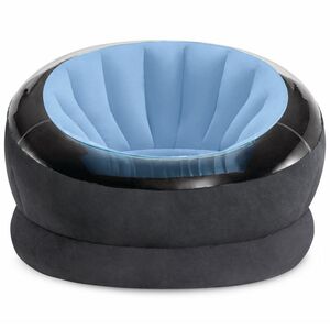 Надувное кресло Empire Chair 112*109*69 см голубое INTEX фото 7