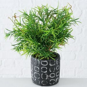 Искусственное растение в горшке Boxwood 29 см черный