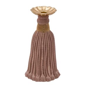 Декоративный подсвечник Tassel Pink 26 см EDG фото 6
