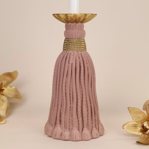Декоративный подсвечник Tassel Pink 26 см EDG фото 2