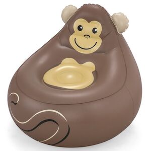 Детское надувное кресло Cozy Critters - Обезьянка 72*72*64 см Bestway фото 2