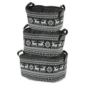 Набор корзин для хранения Winter Season 32-42 см, 3 шт