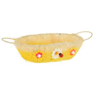 Декоративная корзинка Meadow 24*14 см желтая Koopman фото 1