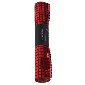 Ткань для декора Bonnie с квадратными пайетками 28*200 см красная Koopman фото 1