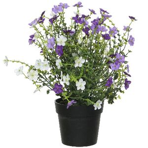 Искусственный цветок в горшке Daisy Purple 28 см Kaemingk фото 2