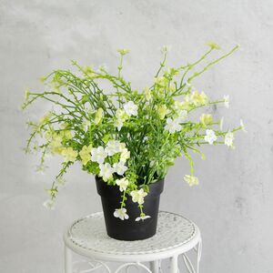 Искусственный цветок в горшке Daisy White 28 см