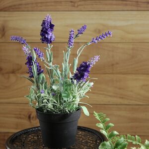 Искусственный цветок в горшке Лаванда Royal Purple 25 см