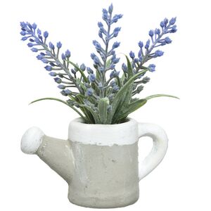 Искусственный цветок Лаванда Loddon Blue в горшке-лейке 13 см Kaemingk фото 4