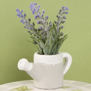 Искусственный цветок Лаванда Loddon Blue в горшке-лейке 13 см