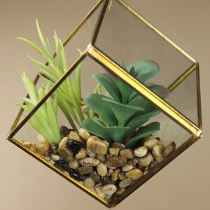 Декоративный подвесной флорариум Succulent 15 см Kaemingk фото 2