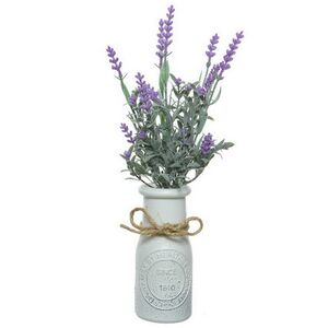 Искусственный букет в вазе Лаванда Purple Sky 32 см Kaemingk фото 2