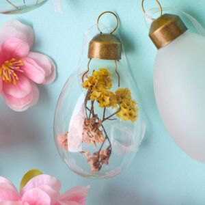 Пасхальные украшения Яйца Spring Flore 6 см, 6 шт., подвеска Kaemingk фото 3