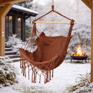 Подвесной гамак-кресло Икария 130*100 см терракотовый