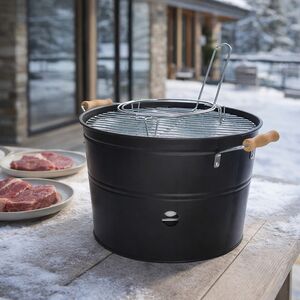 Мангал для барбекю Флэт Айрон 40*33 см черный